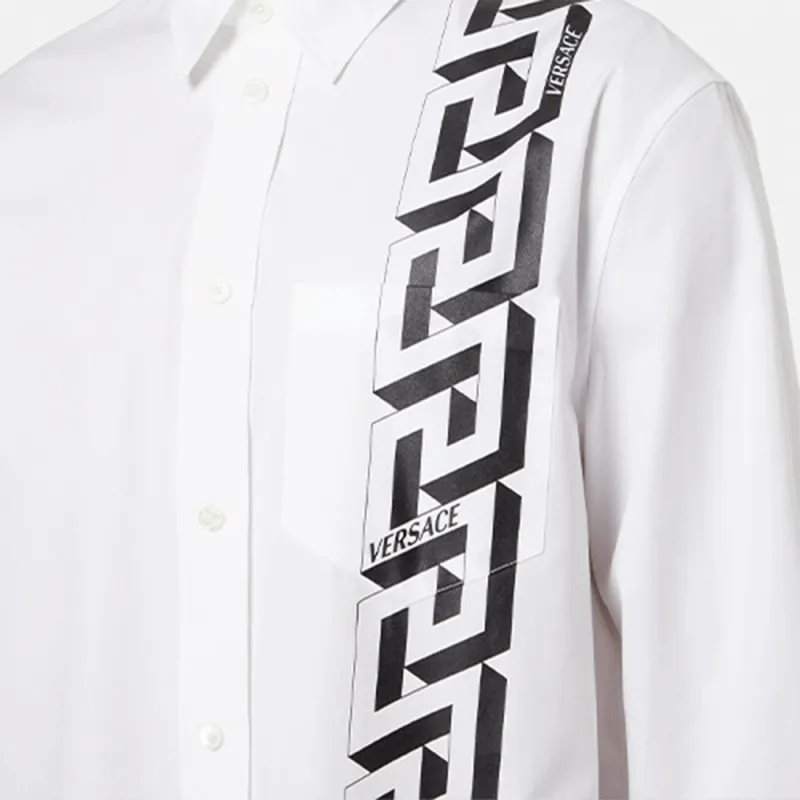 VERSACE Shirts Men White-4