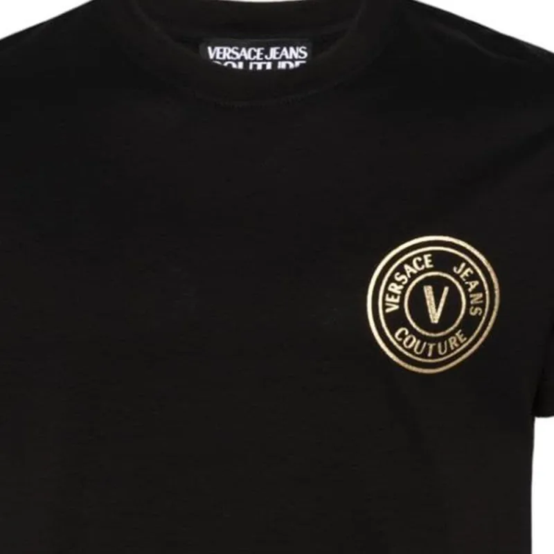 VERSACE JEANS COUTURE Logo print Short sleeved T shirt-3