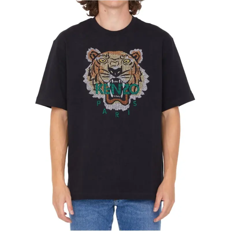 KENZO Classic Tiger Head FW22 T Shirt Men's Black-5
