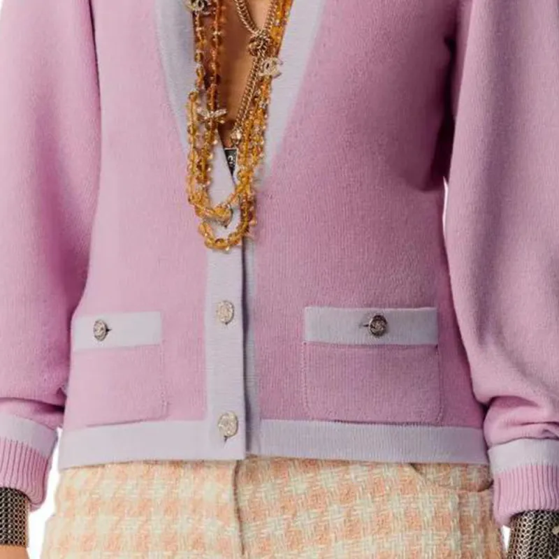 CHANEL 23 Knitwear Women's Pink-5