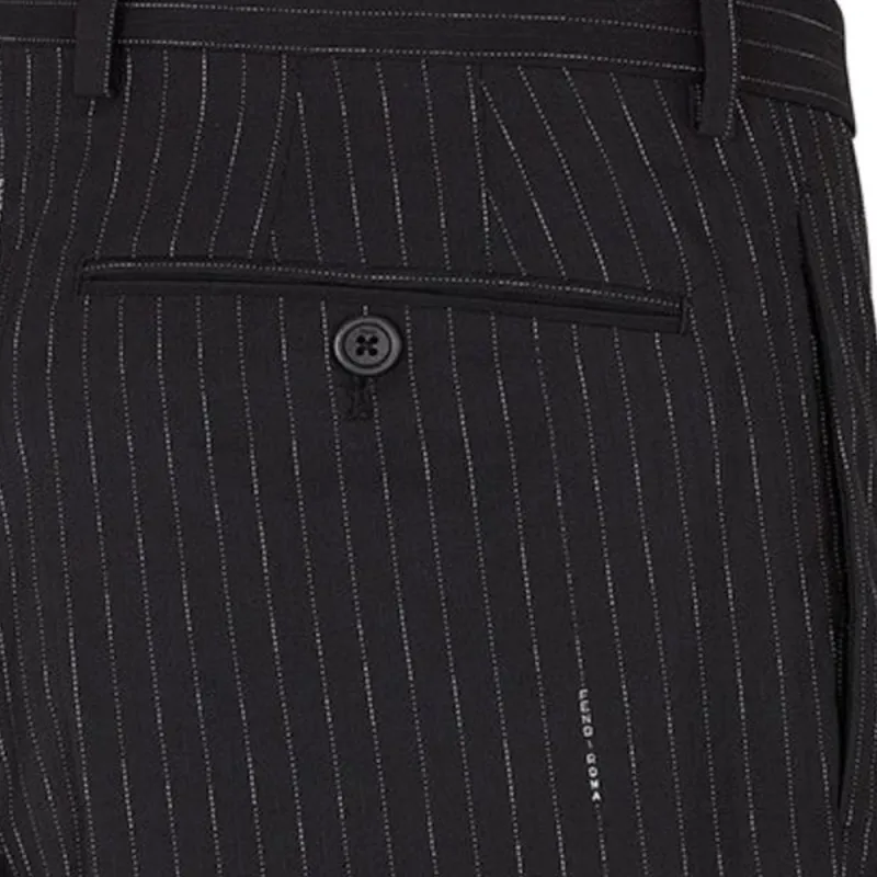 FENDI Cargo Pants Men Black-4