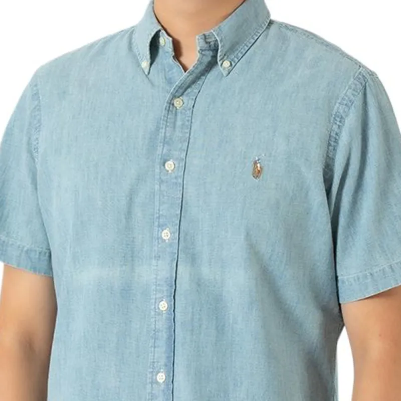Polo Ralph Lauren Shirt Men's Light Denim-5