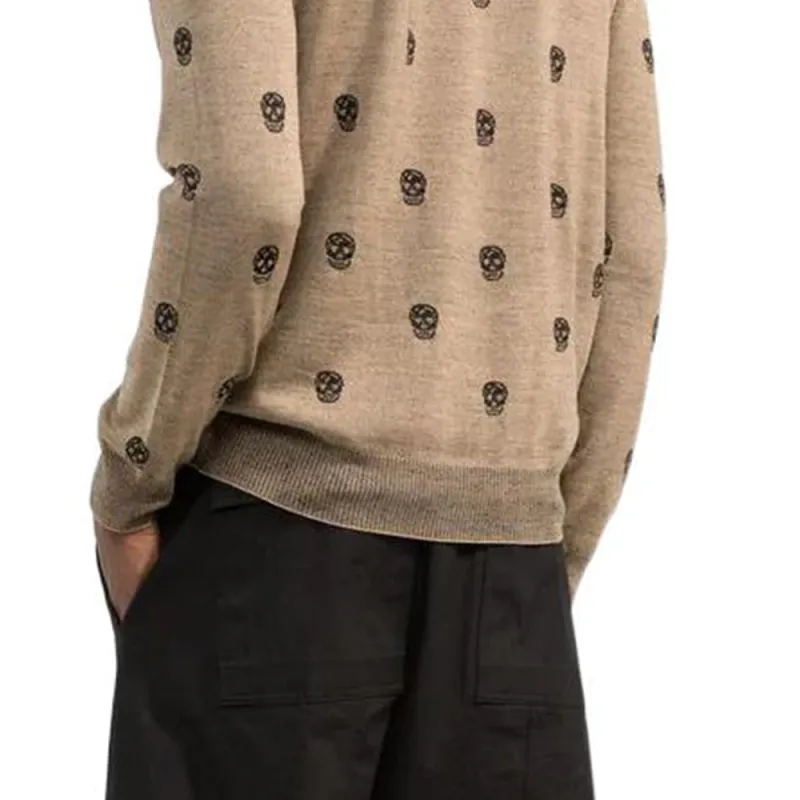 Alexander McQueen Sweaters Men Brown-6