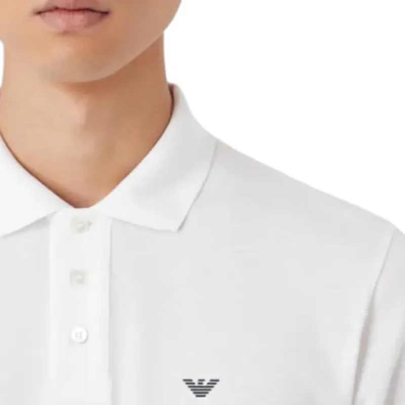 EMPORIO ARMANI Polo Shirts Men White-2