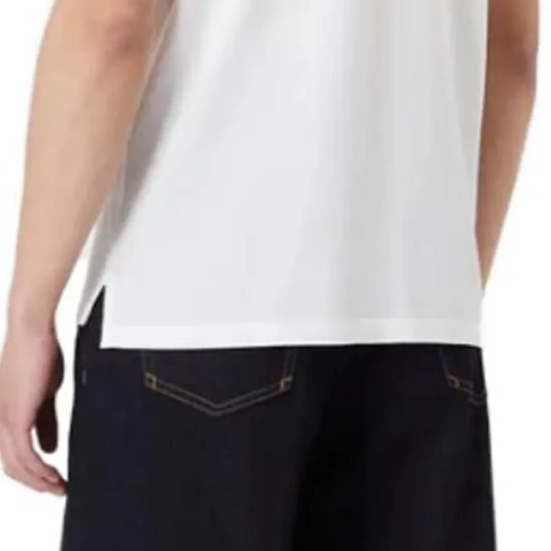 EMPORIO ARMANI Polo Shirts Men White-5