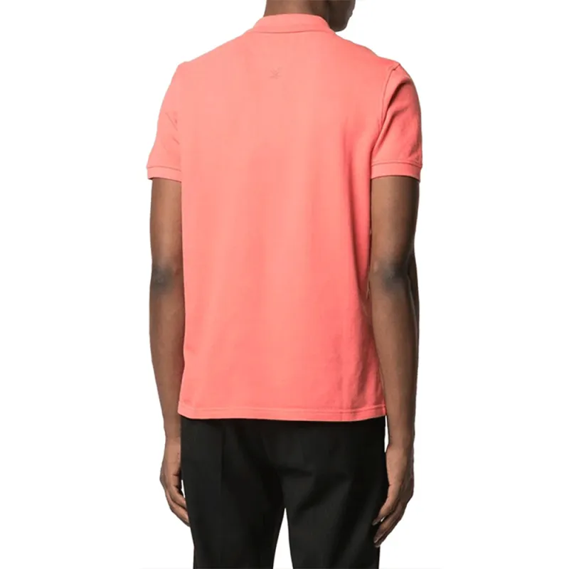 KENZO Polo Shirts Men Coral Pink-2
