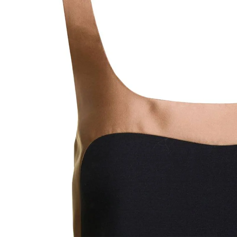 Valentino Color Block Sleeveless Mini Dress-4