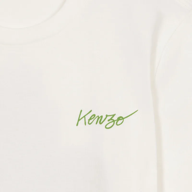 KENZO Poppy By Nigo Women's Loose T Shirt Off White-4