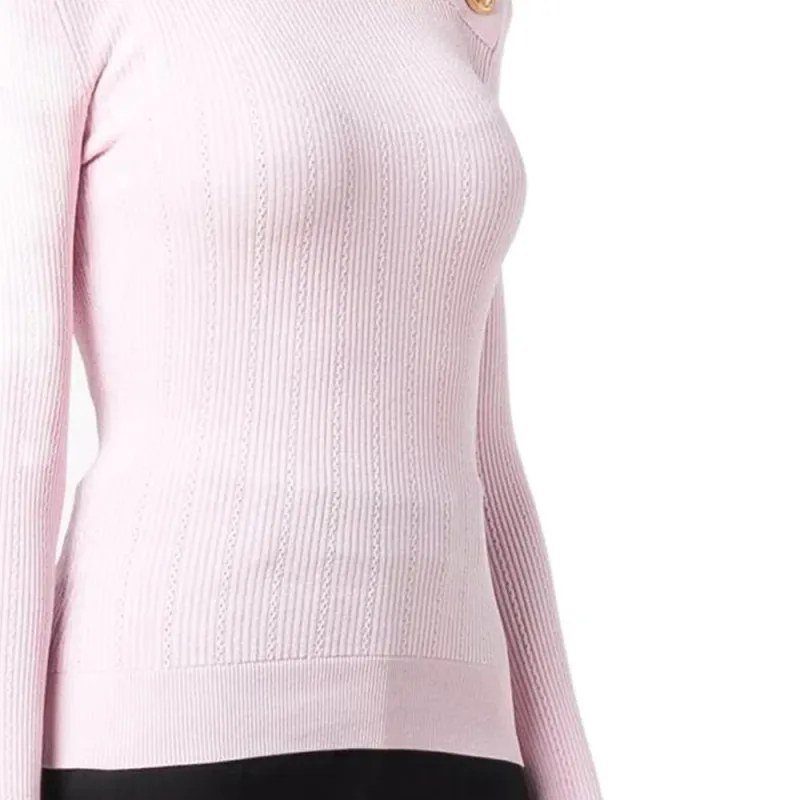 BALMAIN Embossd buttons Sweater-6