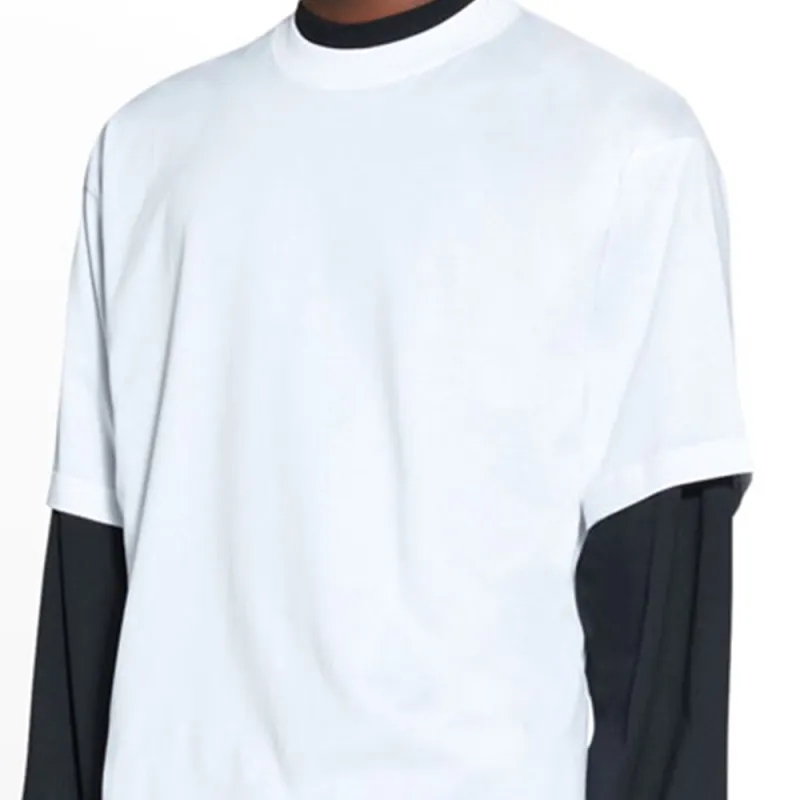 Balenciaga Men's Care Label Medium Fit T Shirt-5