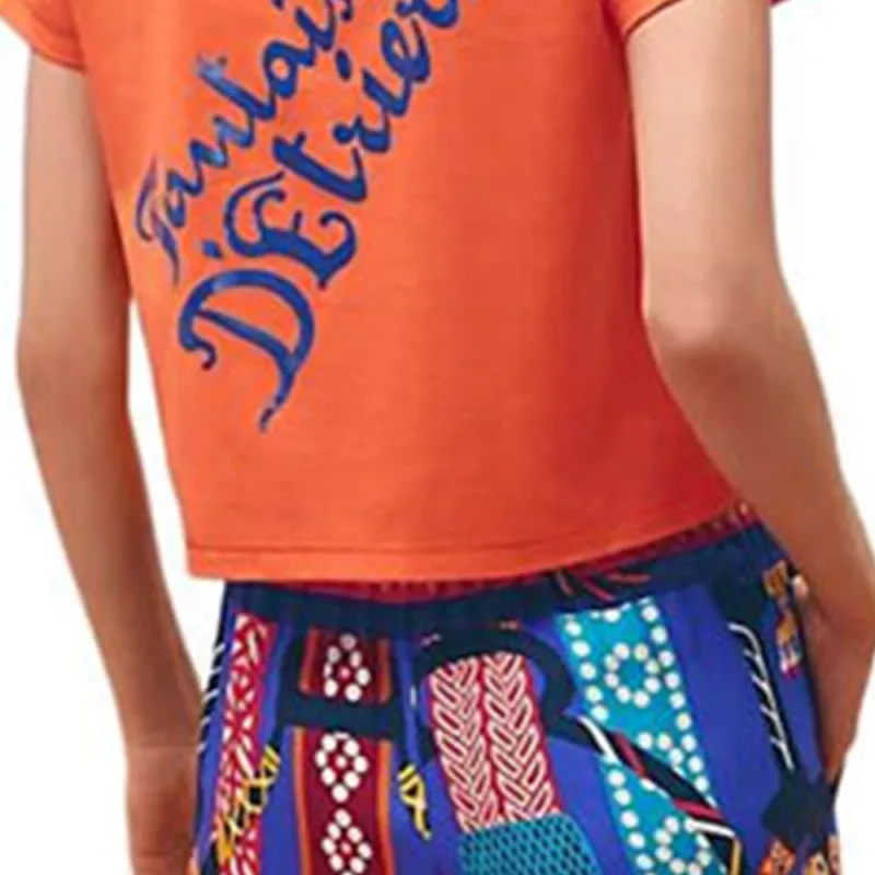 HERMES SS23 Crop Tops Women's Vivid Orange-5