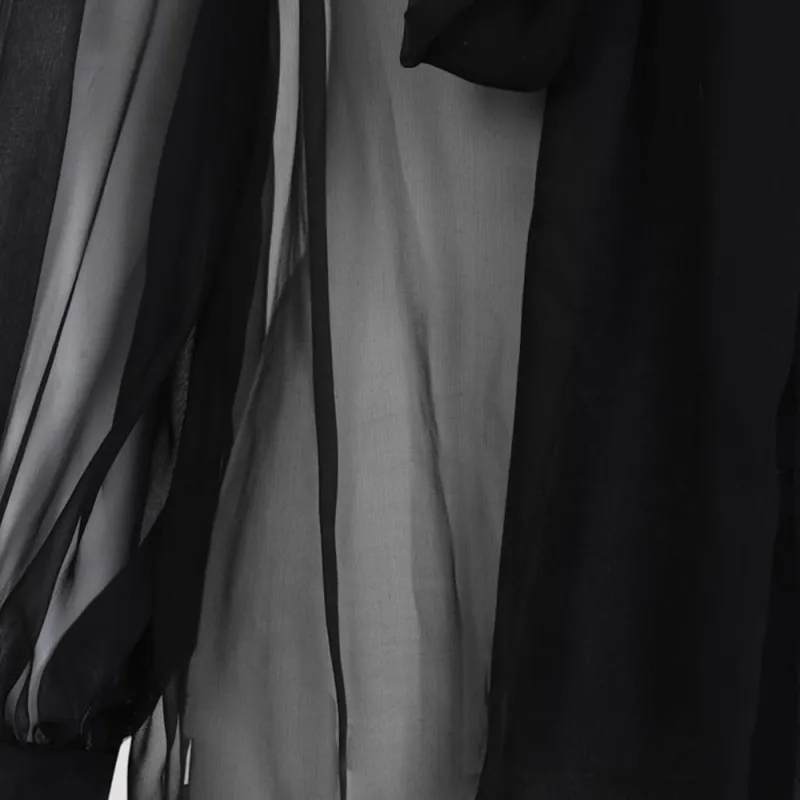 Valentino Scarf Detailed Long Sleeved Shirt-2