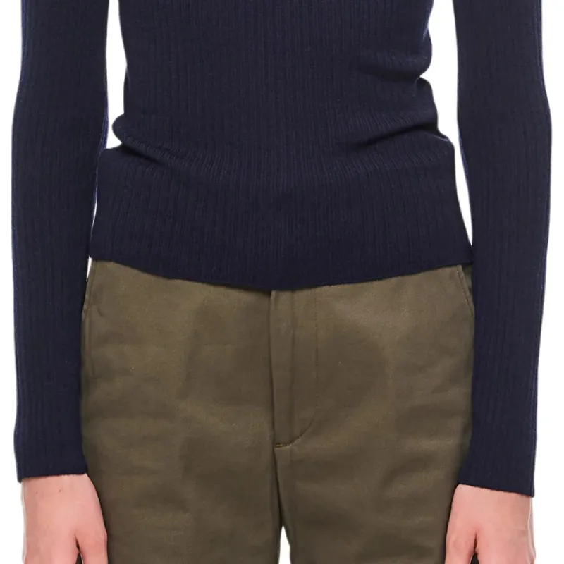 MaxMara V Neck Long Sleeved Top-4