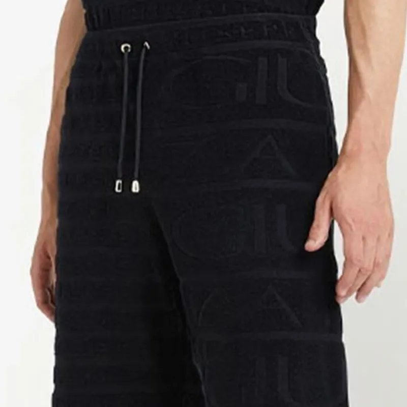 Giuseppe Zanotti Logo Terry-cloth Bermuda Shorts-6