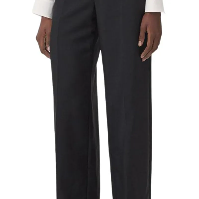 Burberry Thalia Swan Graphic Wide-leg Trousers-2