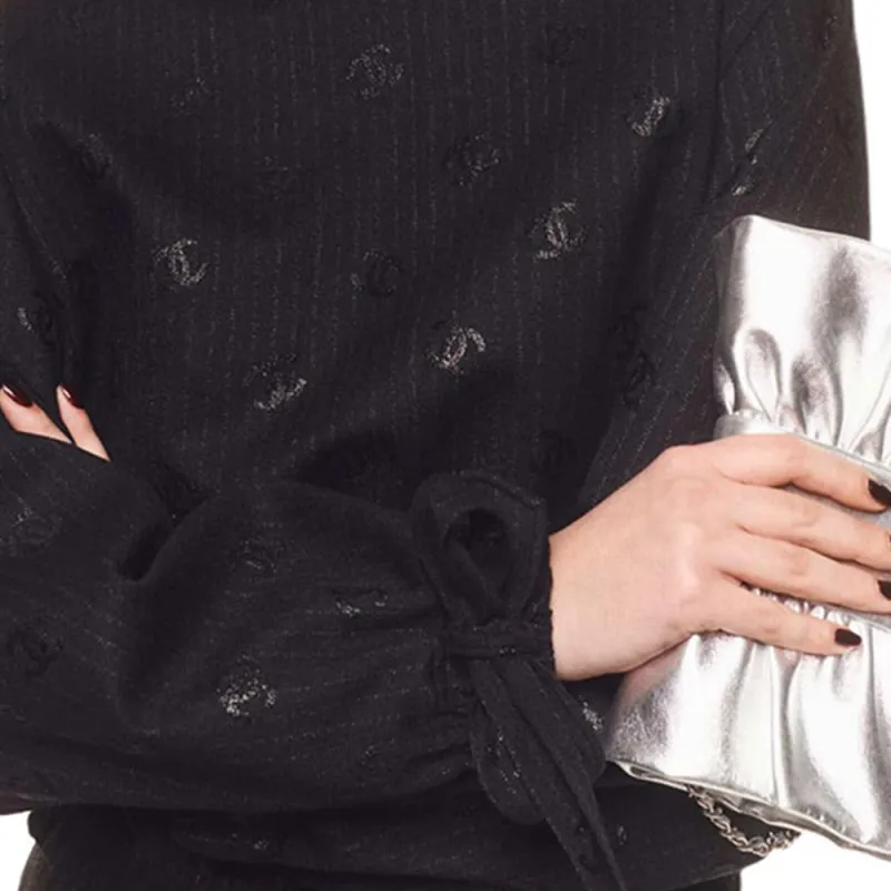 CHANEL FW24 Sweatshirt Women's Black-4