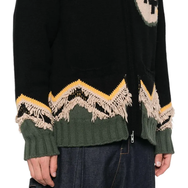 KENZO Constellation Zipped Cardigan-6