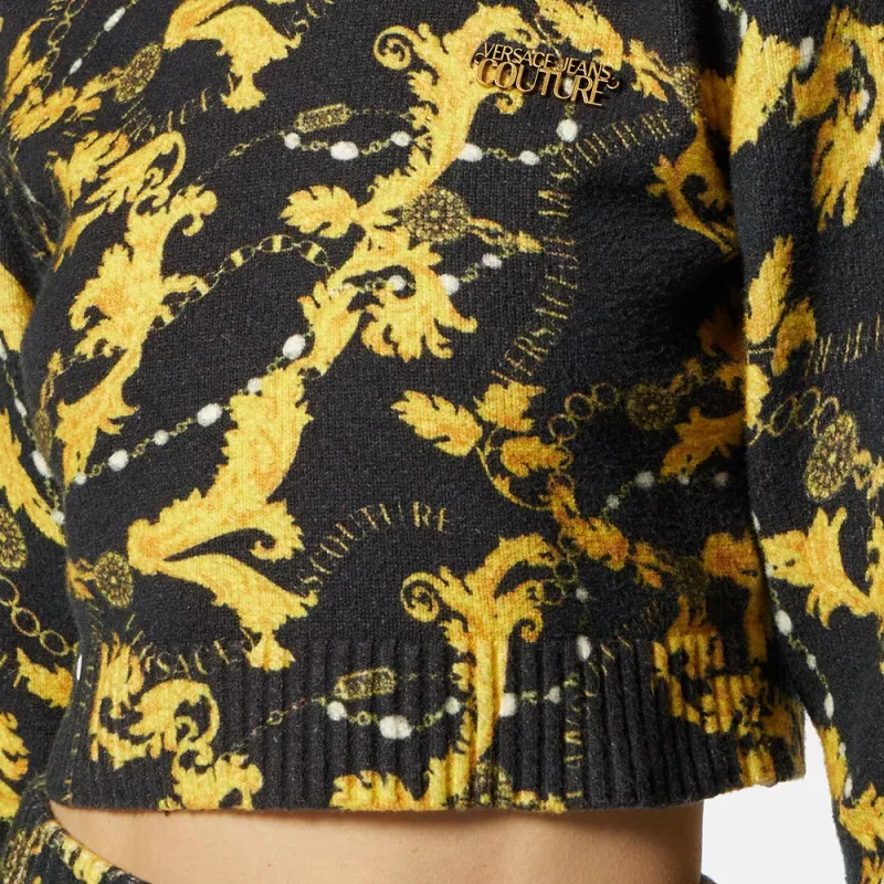 VERSACE Sweaters Women's Black-4