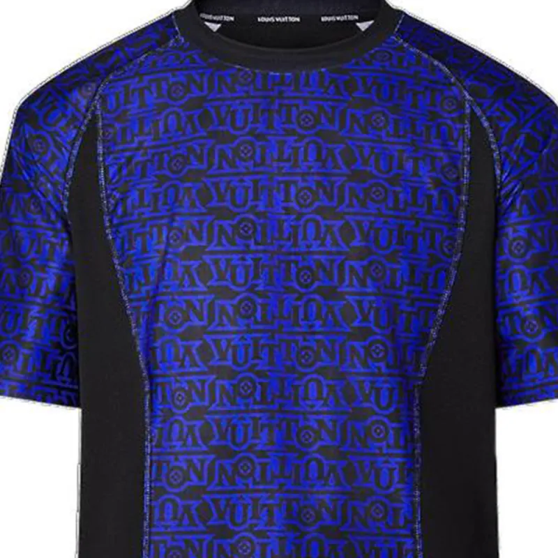 LOUIS VUITTON All Over Vuitton Snow Technical T Shirt-5