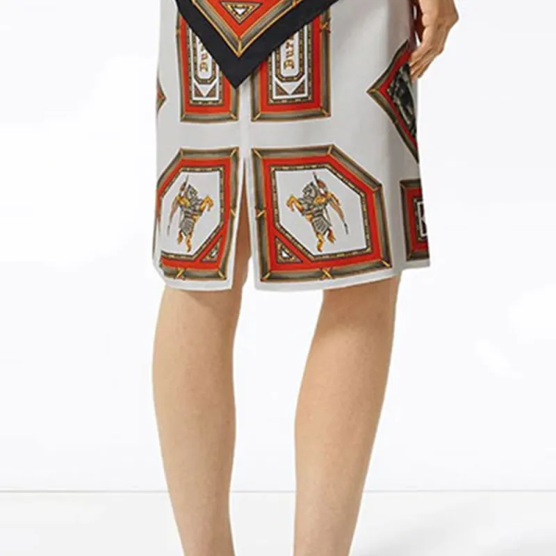 Burberry SS22 Skirt Women's Light Gray-6