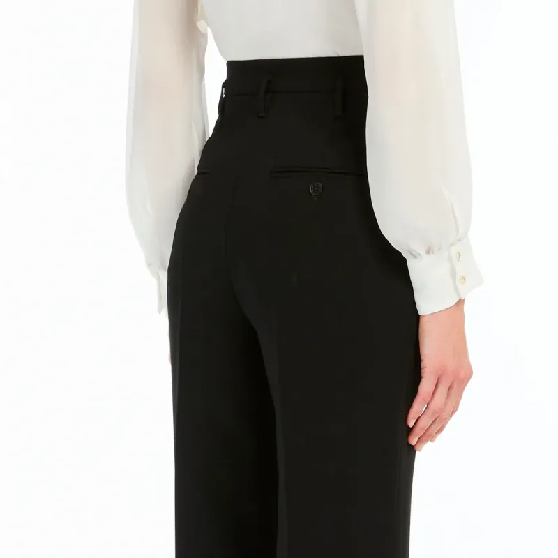 MaxMara Studio Casual Pants Women's Black-3