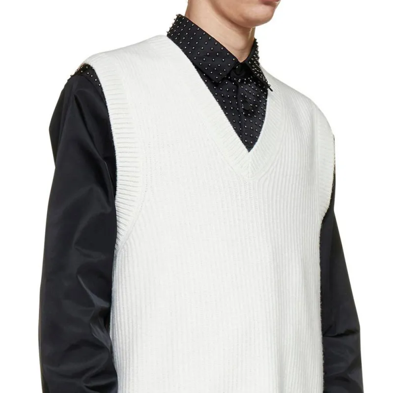 PRADA Tank Tops Men White-2