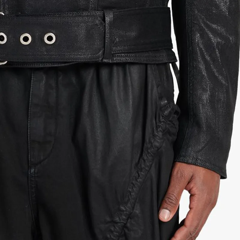 BALMAIN Denim Jackets Men Black-1