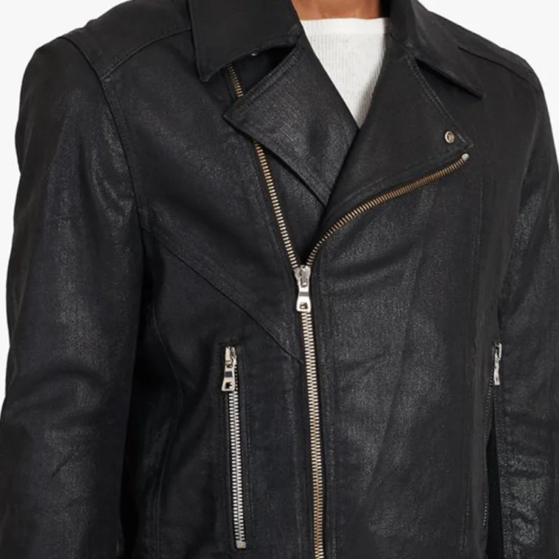 BALMAIN Denim Jackets Men Black-2