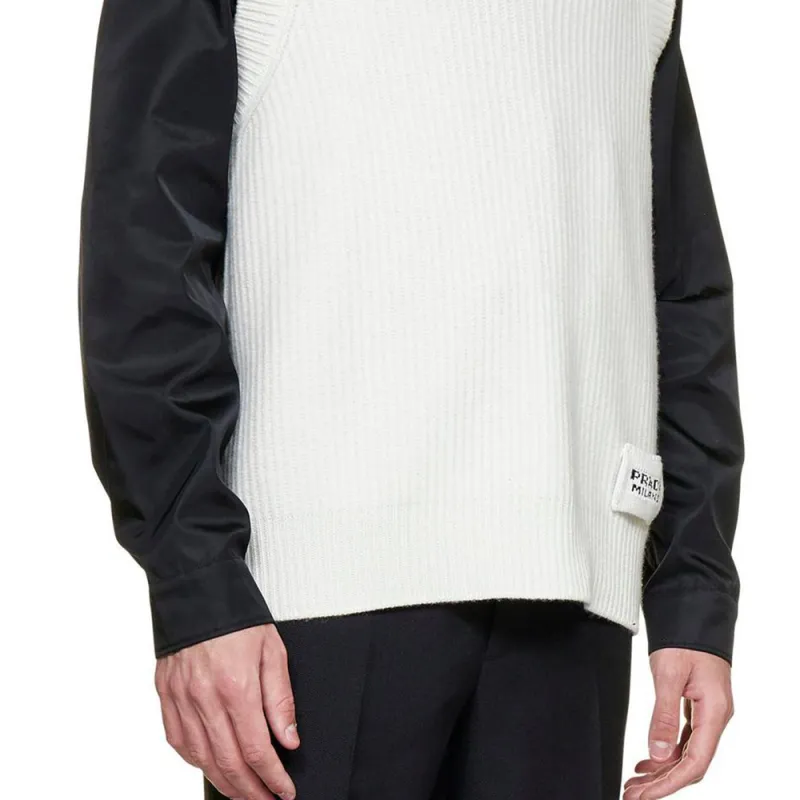 PRADA Tank Tops Men White-3