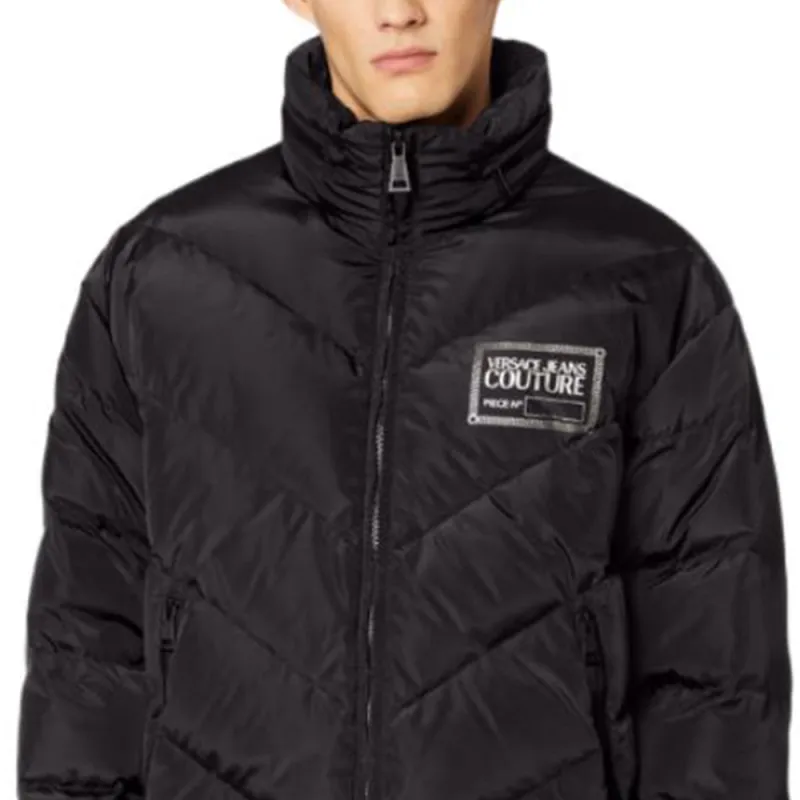 VERSACE JEANS Chest Logo print Padded Jacket-5