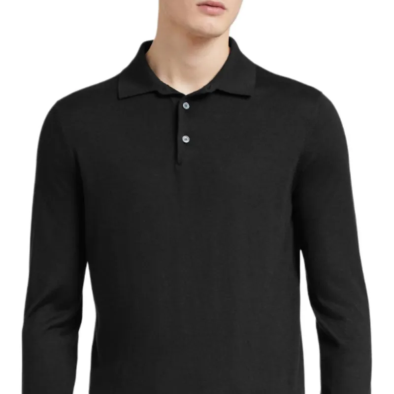 Ermenegildo Zegna Cashseta Short Sleeved Polo Shirt-4