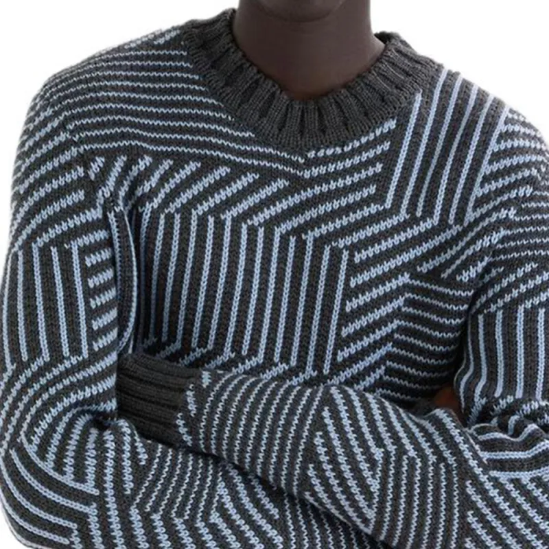 FENDI Sweater Men's Marine Blue-6