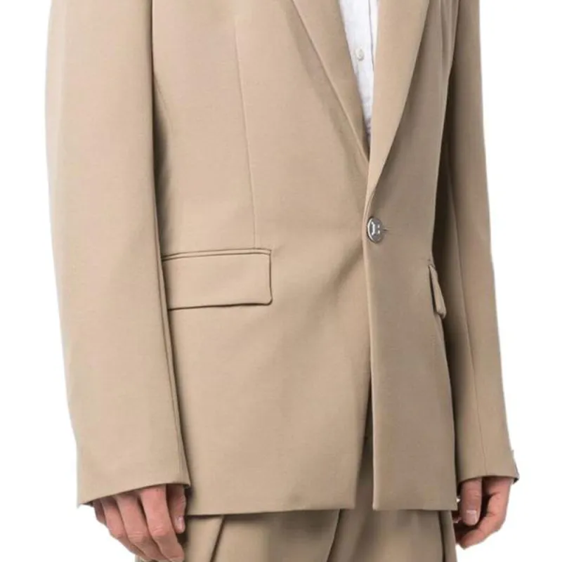 BALMAIN Single breasted Wool Suit Jacket-5