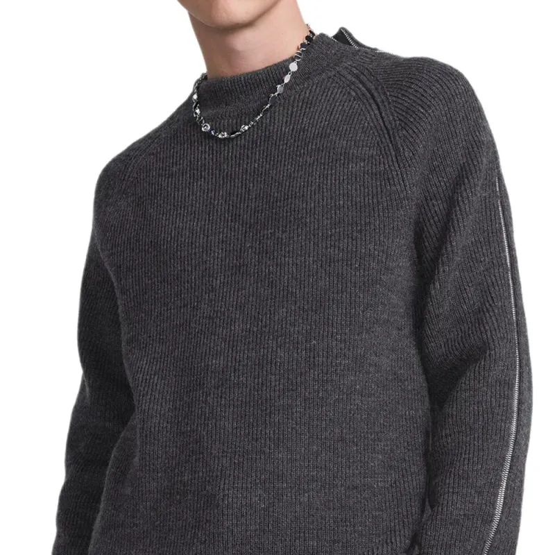 DIOR FW24 Couture Sweater Men's Gray-4