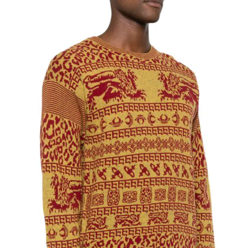 Vivienne Westwood Pattern Intarsia Knit Crewneck Jumper-5