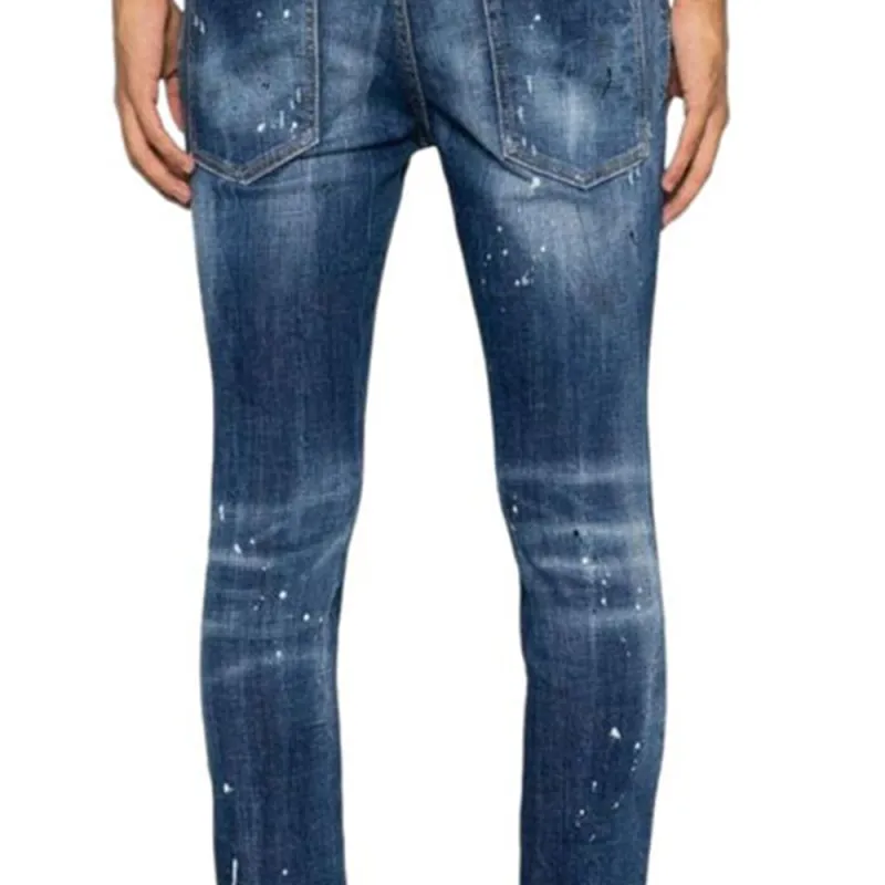 DSQUARED2 Distressed Low rise Skinny Jeans-7