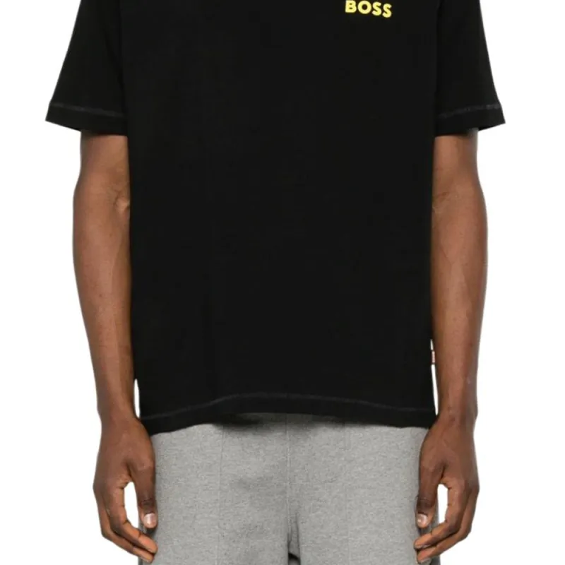 HUGO BOSS T Shirts Men Black-7