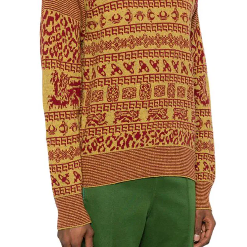 Vivienne Westwood Pattern Intarsia Knit Crewneck Jumper-6