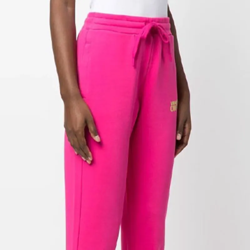 VERSACE JEANS COUTURE Logo print Cotton Track Pants-4