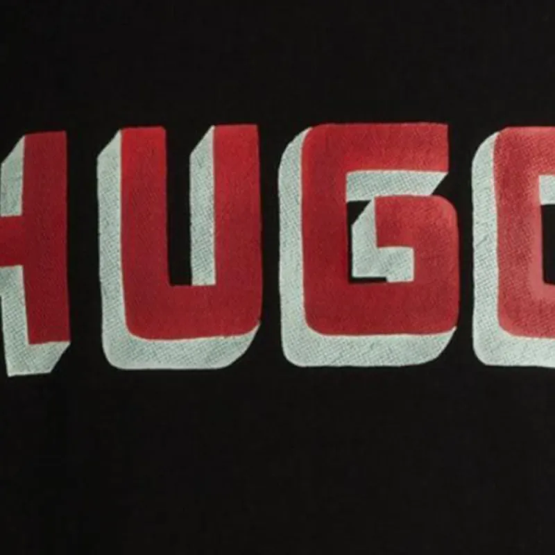 HUGO BOSS Logo print Cotton T shirt-3