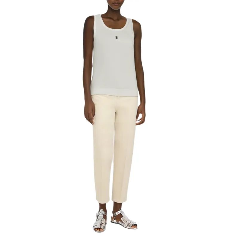 Givenchy Rib Tank Top 'White'-2