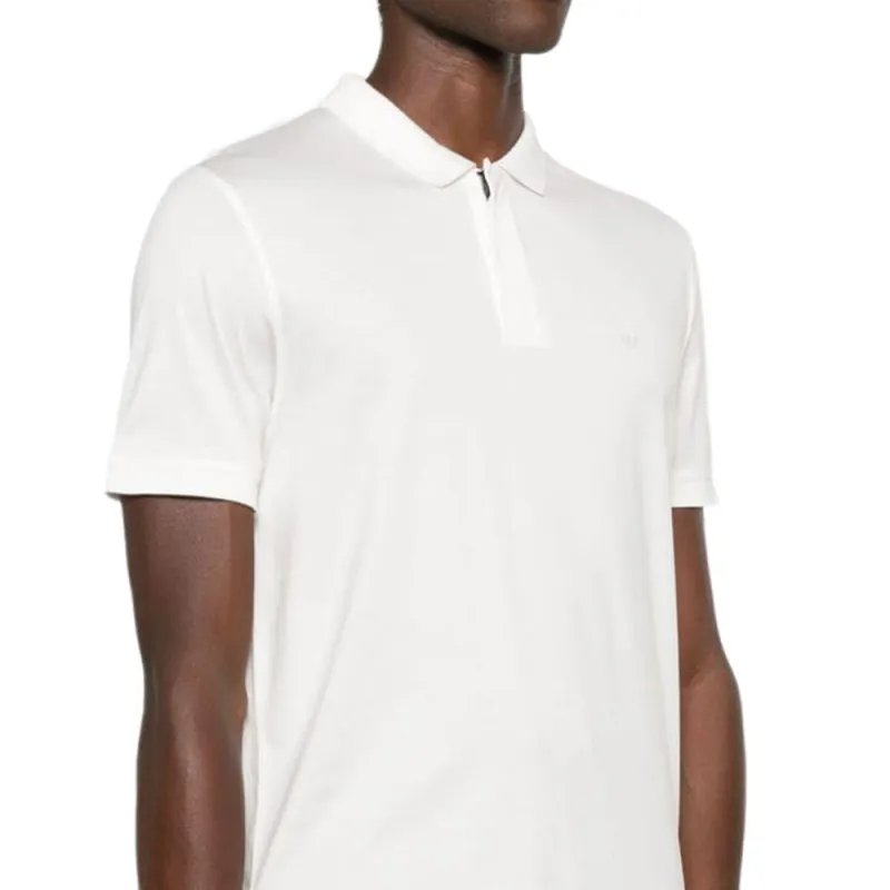 EMPORIO ARMANI Rubberised logo Polo Shirt-2