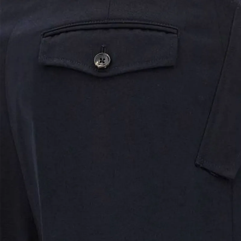 Lanvin High Waist Wide Leg Gabardine Trousers-2