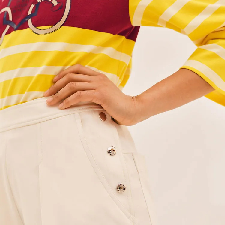 HERMES SS21 Casual Shorts Women's White-3