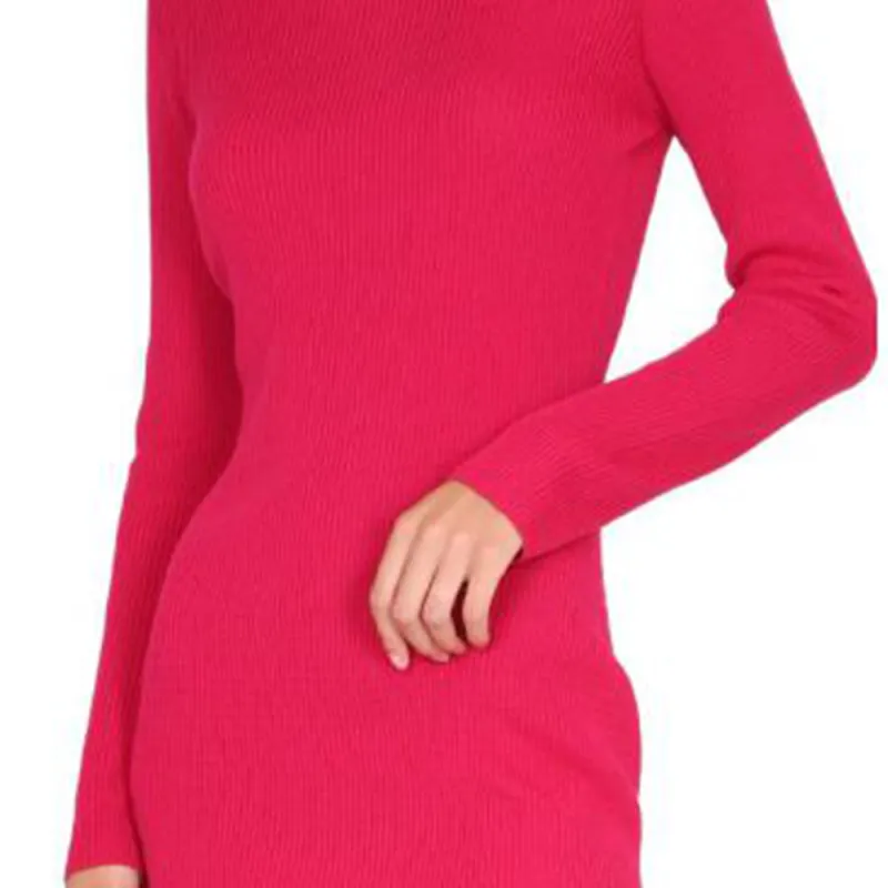 DSQUARED 2 Turtleneck Knit Mini Dress-4