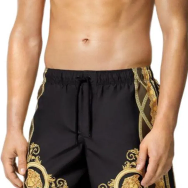 VERSACE Pattern Printed Swim Shorts-3