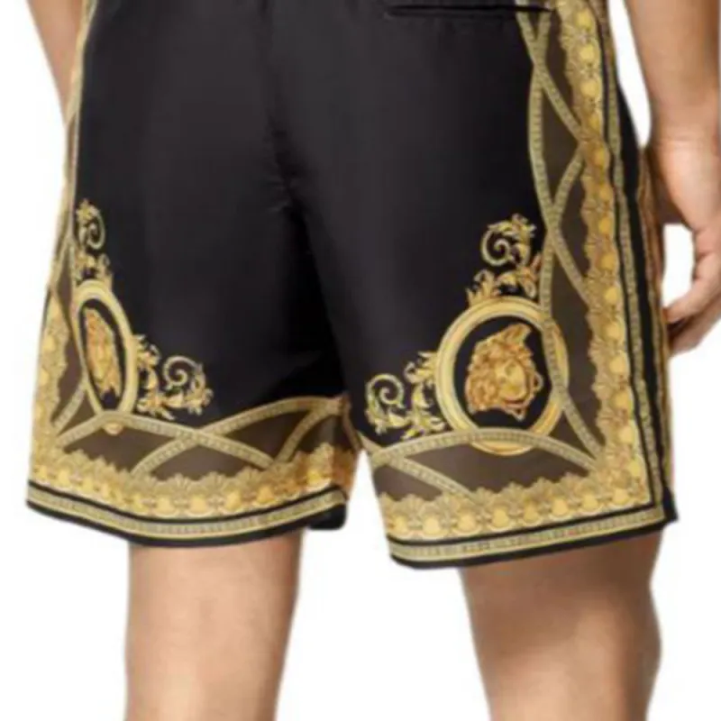 VERSACE Pattern Printed Swim Shorts-5