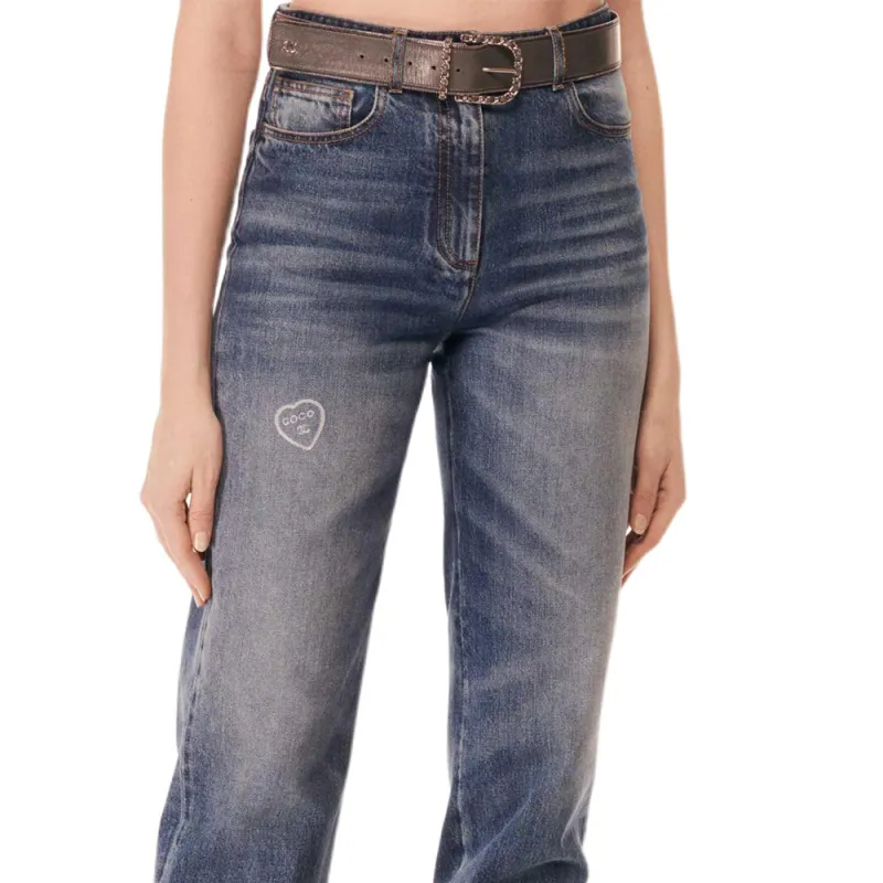 CHANEL 24 New Fall And Winter Arrivals Jeans Women's Blue-5
