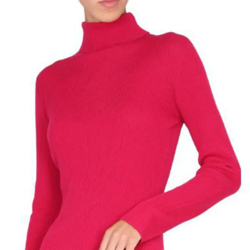 DSQUARED 2 Turtleneck Knit Mini Dress-3
