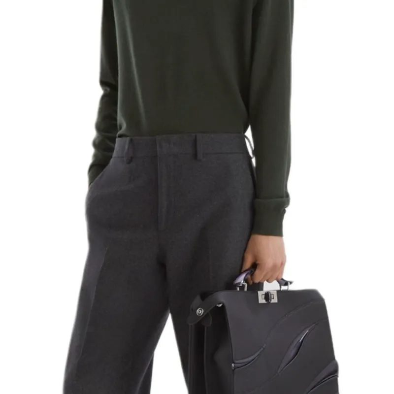 FENDI Crewneck Long Sleeve Knit Sweater-6